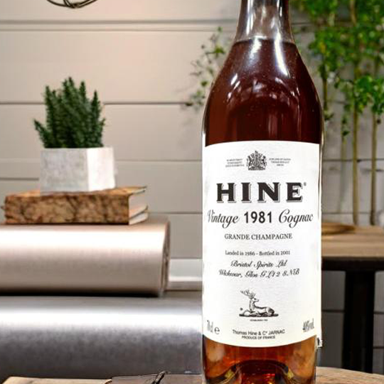 Hine 1981 Cognac - Grande Champagne - 40% vol/abv.