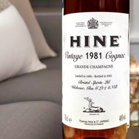 Hine 1981 Cognac - Grande Champagne - 40% vol/abv.