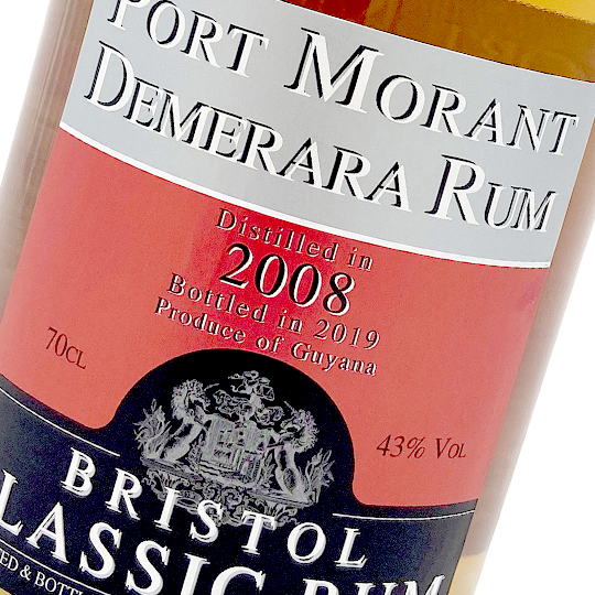 Port Mourant 2008 - 43% vol/abv. - Rare Premium Rum