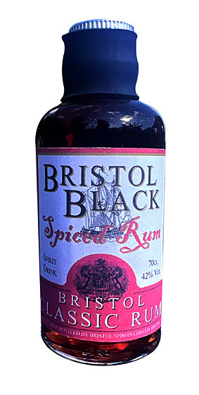 Bristol Black 'Spiced Rum' - Spirit Drink - 42% vol/abv. - Premium Spiced Rum