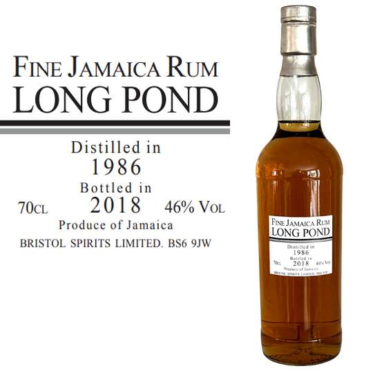 Jamaica 1986 - Long Pond - 46% vol/abv. - Premium Rum