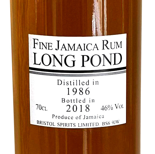 Jamaica 1986 - Long Pond - 46% vol/abv. - Premium Rum