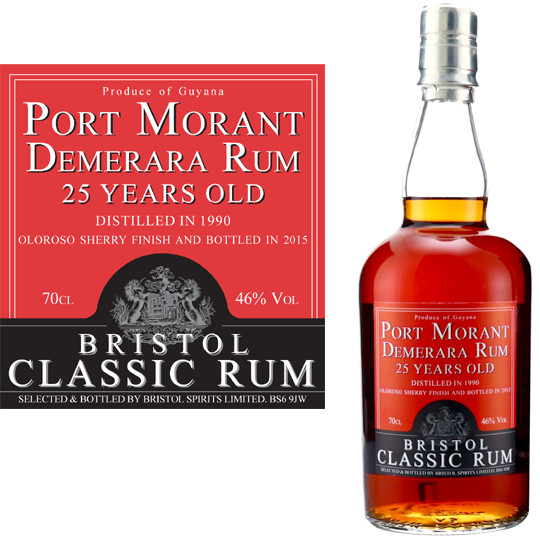 Guyana 1990 - Port Mourant - Oloroso Sherry finish - 46% vol/abv. - Premium Rum